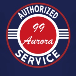 Authorized Service 1999 Oldsmobile Aurora Dark T Shirt