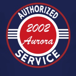 Authorized Service 2002 Oldsmobile Aurora Dark T Shirt
