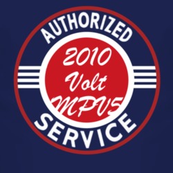 Authorized Service 2010 Chevy Volt MPV5 Dark T Shirt