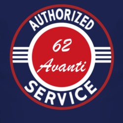 Authorized Service 1962 Studebaker Avanti Dark T Shirt