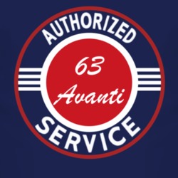 Authorized Service 1963 Studebaker Avanti Dark T Shirt