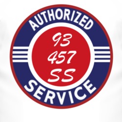 Authorized Service 1993 Chevy 457 SS T Shirt