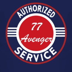 Authorized Service 1977 Chrysler Avenger Dark T Shirt