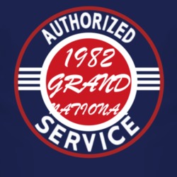 Authorized Service 1982 BUICK GRAND NATIONAL Dark T Shirt