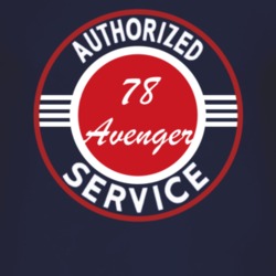 Authorized Service 1978 Chrysler Avenger Dark T Shirt