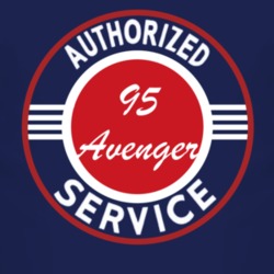 Authorized Service 1995 Dodge Avenger Dark T Shirt