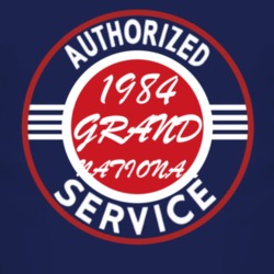 Authorized Service 1984 BUICK GRAND NATIONAL Dark T Shirt