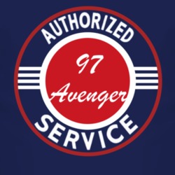 Authorized Service 1997 Dodge Avenger Dark T Shirt