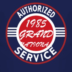 Authorized Service 1985 BUICK GRAND NATIONAL Dark T Shirt