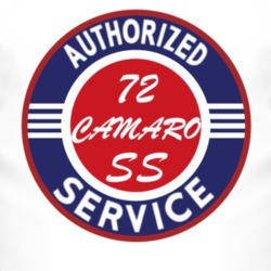 Authorized Service 1972 CHEVY CAMARO SS T Shirt