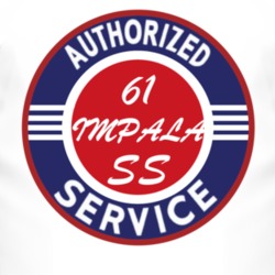 Authorized Service 1961 CHEVY IMPALA SS T Shirt