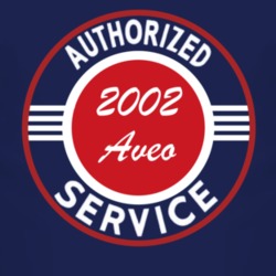 Authorized Service 2002 Chevy Aveo Dark T Shirt