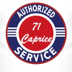 Authorized Service 1971 Chevy Caprice T Shirt