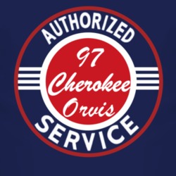 Authorized Service 1997 Grand Cherokee Orvis Dark T Shirt