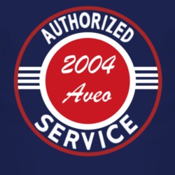 Authorized Service 2004 Chevy Aveo Dark T Shirt