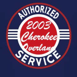 Authorized Service 2003 Grand Cherokee Overland Dark T Shirt