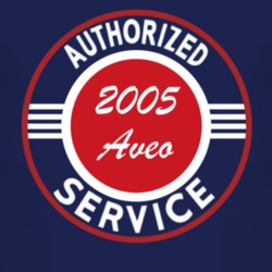 Authorized Service 2005 Chevy Aveo Dark T Shirt
