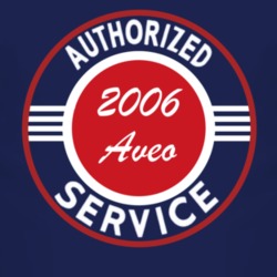 Authorized Service 2006 Chevy Aveo Dark T Shirt