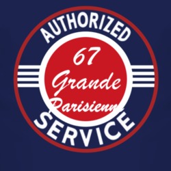 Authorized Service 1967 Pontiac Grande Parisienne Dark T Shirt