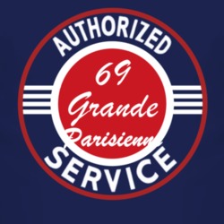 Authorized Service 1969 Pontiac Grande Parisienne Dark T Shirt