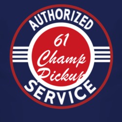 Authorized Service 1961 Studebaker Champ Pickup Dark T Shirt
