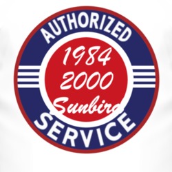 Authorized Service 1984 Pontiac 2000 Sunbird T Shirt
