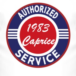 Authorized Service 1983 Chevy Caprice T Shirt