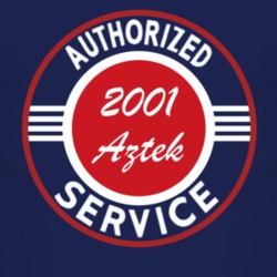 Authorized Service 2001 Pontiac Aztek Dark T Shirt