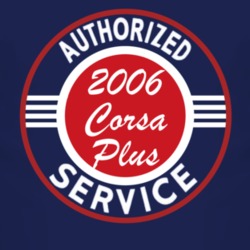 Authorized Service 2006 Chevy Corsa Plus Dark T Shirt