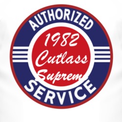 Authorized Service 1982 Oldsmobile Cutlass Supreme T Shirt