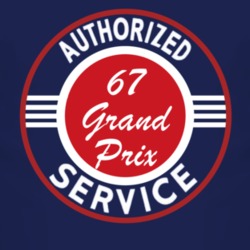 Authorized Service 1967 Pontiac Grand Prix Dark T Shirt