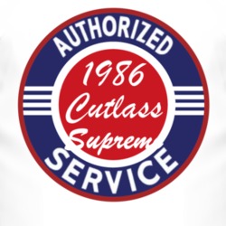 Authorized Service 1986 Oldsmobile Cutlass Supreme T Shirt