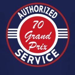 Authorized Service 1970 Pontiac Grand Prix Dark T Shirt