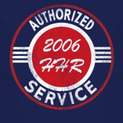Authorized Service 2006 Chevy HHR Distressed Look Dark T Shirt