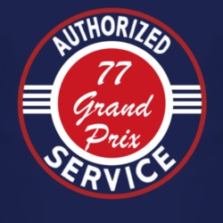 Authorized Service 1977 Pontiac Grand Prix Dark T Shirt