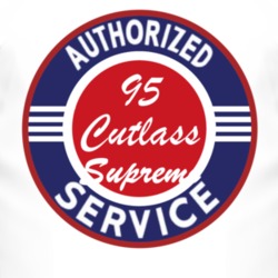 Authorized Service 1995 Oldsmobile Cutlass Supreme T Shirt