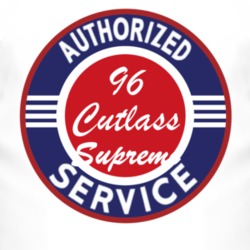 Authorized Service 1996 Oldsmobile Cutlass Supreme T Shirt