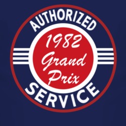 Authorized Service 1982 Pontiac Grand Prix Dark T Shirt