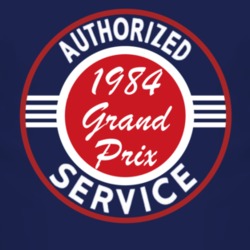 Authorized Service 1984 Pontiac Grand Prix Dark T Shirt
