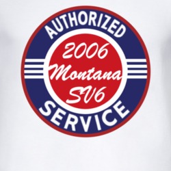 Authorized Service 2006 Pontiac Montana SV6 T Shirt