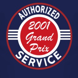 Authorized Service 2001 Pontiac Grand Prix Dark T Shirt