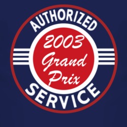 Authorized Service 2003 Pontiac Grand Prix Dark T Shirt