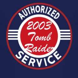 Authorized Service 2003 Rubicon Tomb Raider Dark T Shirt