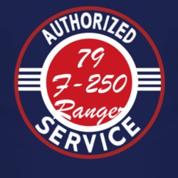 Authorized Service 1979 F-250 Ranger Dark T Shirt