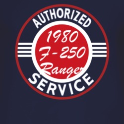 Authorized Service 1980 F-250 Ranger Dark T Shirt