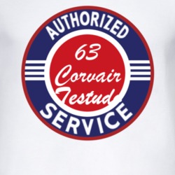 Authorized Service 1963 Chevy Corvair Testudo T Shirt