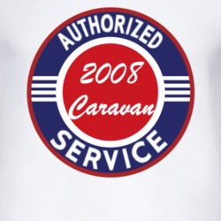 Authorized Service 2008 Dodge Caravan T Shirt