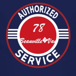 Authorized Service 1978 Chevy Beauville?Van Dark T Shirt