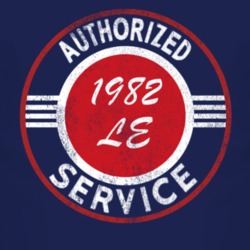 Authorized Service 1982 Jamboree LE Distressed Look Dark T Shirt