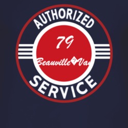 Authorized Service 1979 Chevy Beauville?Van Dark T Shirt